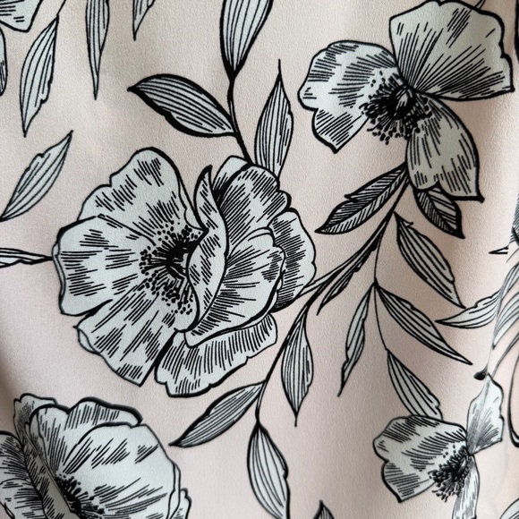 Talbots Floral Three-Quarter Sleeve Blouse - Picture 15 of 15